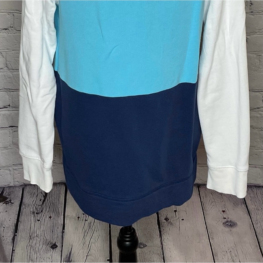 Lilly Pulitzer Luxletic Beach Comber Pullover Low Tide Navy Color Block Medium - Picture 10 of 16